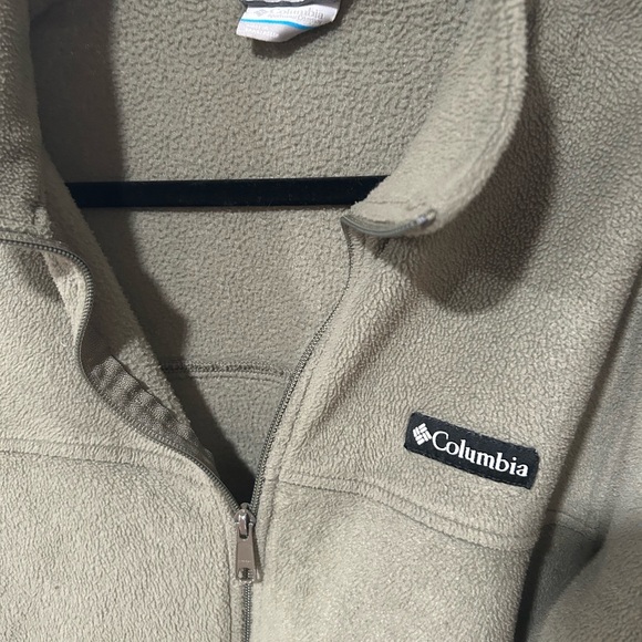 Columbia Sage Green Fleece Jacket - Picture 4 of 4